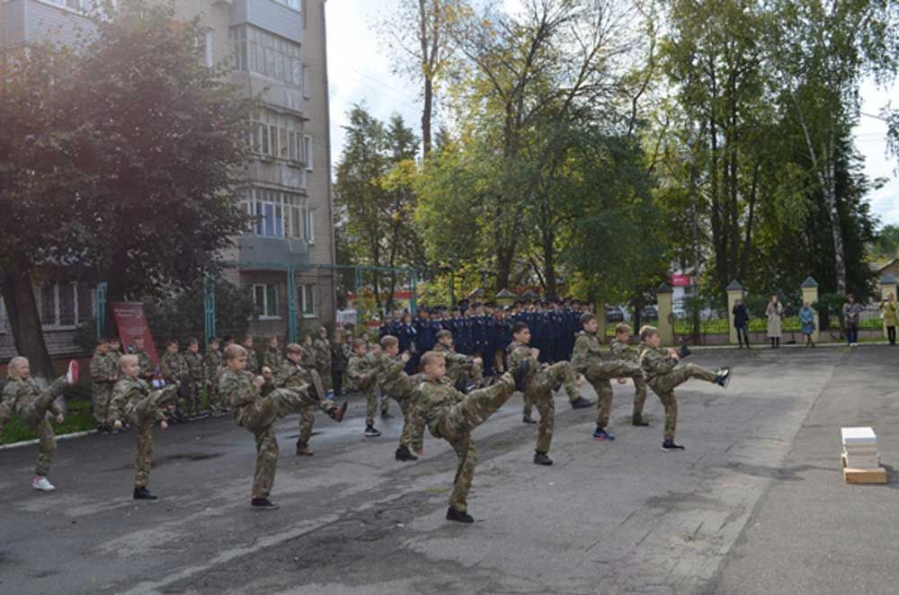 Торжественная церемония приведения к присяге курсантов отряда &laquo;Юный спецназовец&raquo;