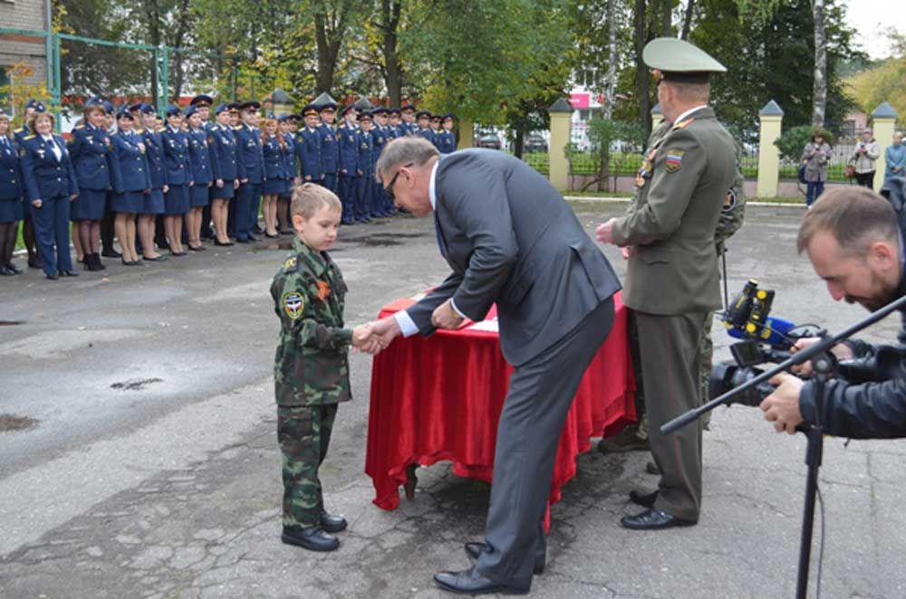 Торжественная церемония приведения к присяге курсантов отряда &laquo;Юный спецназовец&raquo;